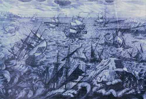 wreck in storm