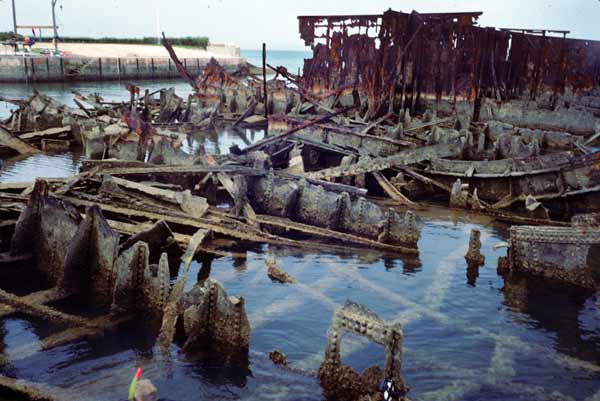 wreck in storm